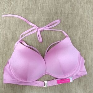 Victoria's Secret Swim Bikini Top 34A Strappy Front (Pink Color)